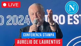 De Laurentiis torna a parlare le ultime su Kvaratskhelia 🔴 CN24 LIVE [upl. by Irakuy]