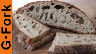 No Knead Bread Recipe Improved  GardenFork [upl. by Cowen]