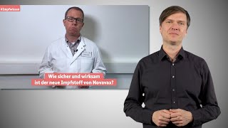 Impfwissen Sicherheit und Wirksamkeit des Impfstoffs von Novavax DGS [upl. by Neffirg]