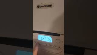 Glow Worm combi boiler uyltracom2 35cxi how to adjust temp for hot water [upl. by Bergeron729]