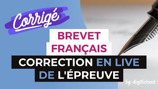 Brevet 2017  Correction de lépreuve de Français [upl. by Ecyak827]