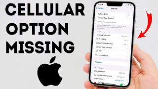 Cellular Option Missing on iPhone Settings FIXED  Full Guide [upl. by Shank]