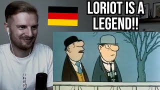 Reaction To Loriot  Race Tracks German Comedy [upl. by Gradey]