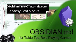 Obsidian  Fantasy Statblocks 2024 [upl. by Aneles56]