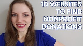 10 Sites to Find Donations and Donors  Nonprofit Fundraising [upl. by Namzed]