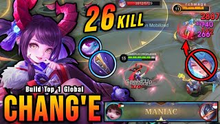 100 IMMORTAL 26 Kills Change Golden Staff Build Almost SAVAGE  Build Top 1 Global Change  MLBB [upl. by Enneiviv]