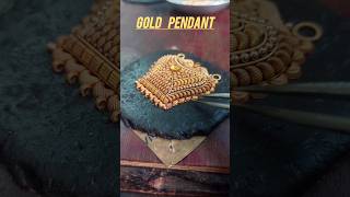 Gold pendant making video hallmark 916 22kt jewellery kartickmondalgold shorts [upl. by Seraphina]