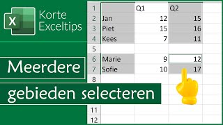 Meerdere gebieden selecteren [upl. by Ximenez]