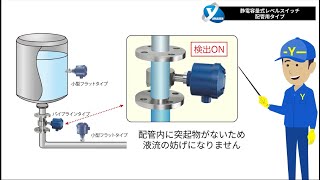 配管で使用できる！液体検知用レベルセンサ ～山本電機工業株式会社～ [upl. by Ellivro567]