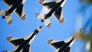 Orlando Air Show  Thunderbirds at Sanford Florida  October 2023 [upl. by Arihas]