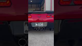 2017 C7 Grand Sport warm start and some revs with 1 78 headers xpipe and Borla Atak [upl. by Llahsram903]