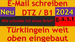 DTZ B1  Brief schreiben  Türklingeln weit oben eingebaut [upl. by Ballinger]