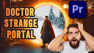 Create Doctor Strange Portal in Adobe Premiere Pro  Easy Tutorial [upl. by Jecho]