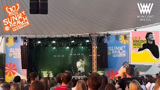 Wincent Weiss beim Sunset Beach Festival Highlights No 2 sunsetbeachfestival wincentweiss ☀️🏖️🎶 [upl. by Amelie588]