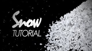 Snow in After Effects  Snow transition [upl. by Ralfston352]