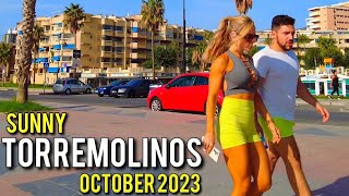 TORREMOLINOS 🇪🇦 PLAYAMAR October 2023 Costa del Sol Málaga Andalucía Walking Tour 4K [upl. by Alvis629]