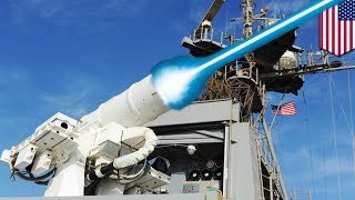 US Navy laser weapon Navy awards 150m contract for 2 HELIOS systems  TomoNews [upl. by Soelch]