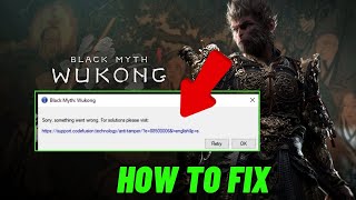 How To Fix Sorry something went wrong Error In Black Myth Wukong [upl. by Darmit]