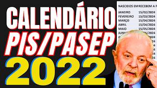 CALENDÃRIO PISPASEP 2022 PUBLICADO PELO GOVERNO PARA SER APROVADO PELO CODEFAT  ABONO SALARIAL [upl. by Navonoj]