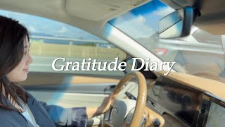 Gratitude Diary  driving somewhere far away interview cafe [upl. by Notyad]