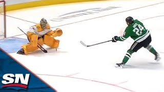 Roope Hintz Forces Turnover And Finishes Top Shelf On The Breakaway [upl. by Amara]