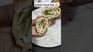 School lunch box 😊 trendingshorts shortsviral viralvideo food [upl. by Essilevi21]