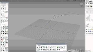 Autodesk Alias Surface automotive  Profile perpendicular to curve [upl. by Ehtyaf820]