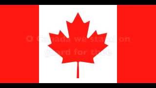 O Canada Folk English  National Anthem Lyrics [upl. by Ennaoj957]