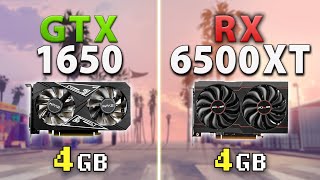 RX 6500 XT vs GTX 1650  Test in 9 Games [upl. by Asial537]