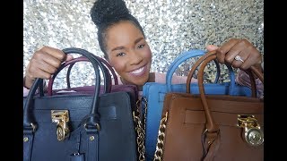 Michael Kors Hamilton The Darks  My Purse Collection [upl. by Atekal]