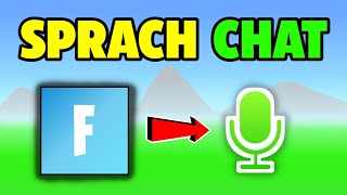 ✅️ So Aktivieren Sie den Sprach Chat VoiceChat in Fortnite 🔴 [upl. by Keating493]