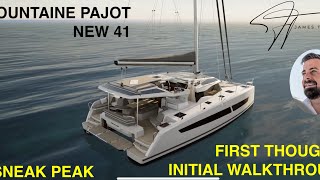 Sneak Peak  Fountaine Pajot New 41 [upl. by Hen242]