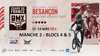 Coupe de France BMX 2024  Besançon  Manche n°2 Finales blocs 4amp5 [upl. by Rebeka]