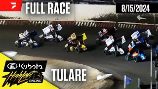 FULL RACE Kubota High Limit Racing at Tulare Thunderbowl Raceway 8152024 [upl. by Oinotna643]