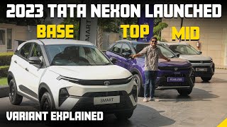 2023 Tata Nexon Launched  All Variants EXPLAINED  Times Drive [upl. by Sibbie812]