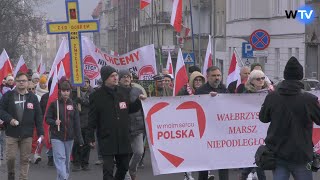 Telewizja Wałbrzych  III Wałbrzyski Marsz Niepodległości [upl. by Slavic230]