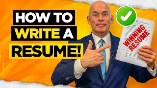 HOW TO WRITE A RESUME 5 Golden Tips for Writing a POWERFUL Resume or CV [upl. by Aikahc]