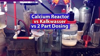 Kalkwasser vs 2 Part Dosing vs Calcium Reactor for your reef tank [upl. by Analise947]