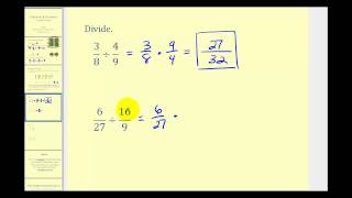 Dividing Fraction  Positive Only [upl. by Yalc390]