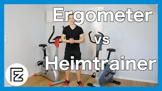 ERGOMETER vs HEIMTRAINER  Was sind die Unterschiede [upl. by Jarus870]