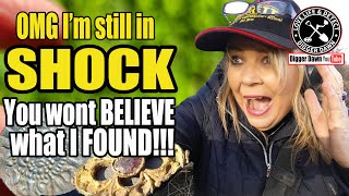 OMG SHOCKED  800 year old hammered coin and gold found metal detecting [upl. by Atiuqet]