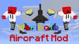 Minecraft Mod Showcase  Haribote Aircraft Mod [upl. by Nivrem751]