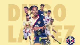 Lo mejor de Diego Lainez en el Club América goles regates jugadas [upl. by Ahsenyt]