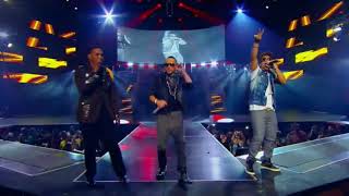 Don Omar X Daddy Yankee X Wisin y Yandel  Hasta Abajo en Concierto [upl. by Atilam]