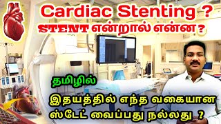 Cardiac Stent in Tamil  heart stent  Angioplasty AngiogramDrug eluting stent  balloon CAG [upl. by Leitman726]