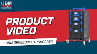 HBM verrijdbare gereedschapskoffer set 105delig  productvideo [upl. by Furnary872]