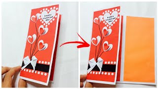 How To make An ATTRACTIVE BROCHURE For VALENTINES DAY CARDFront Page Design With Design Ideas [upl. by Schofield]