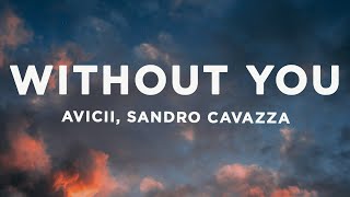 Avicii  Without You Lyrics ft Sandro Cavazza [upl. by Bonni]