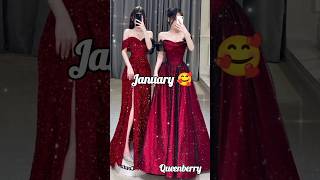 🌈Choose Your🤗 birthday 🎂 month See👀 Your 💗Beautiful Gown👗 With Your Bestie 😍  Queenberryqb [upl. by Targett]