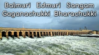 KRS Dam water release  Balmuri Edmuri Gaganachukki Bharachukki Karnataka tourism  KRS Dam Mysore [upl. by Charis187]